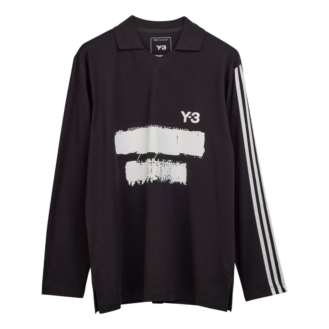 

Спортивный топ adidas Y-3 Graphic Logo Long Sleeve Top 'Black' JN4876, черный