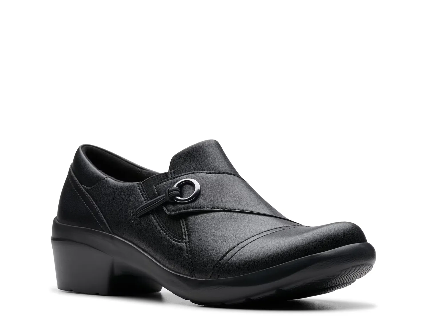 

Слипоны Angie Meadow Slip-On Clarks, черный
