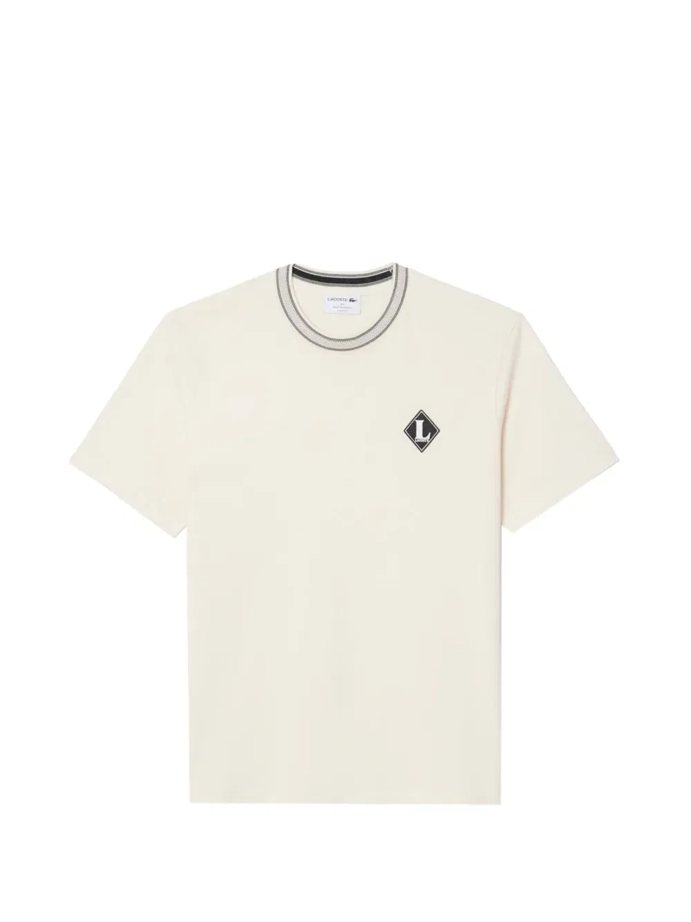 Футболка с логотипом Lacoste, нейтральный