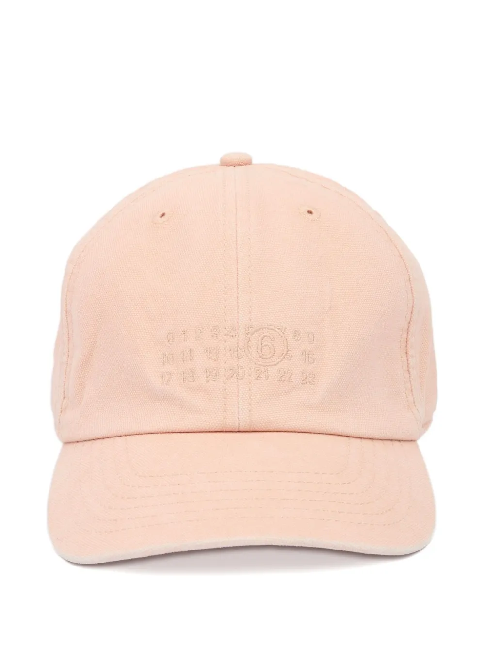 

Бейсболка с вышитым логотипом Mm6 Maison Margiela, розовый