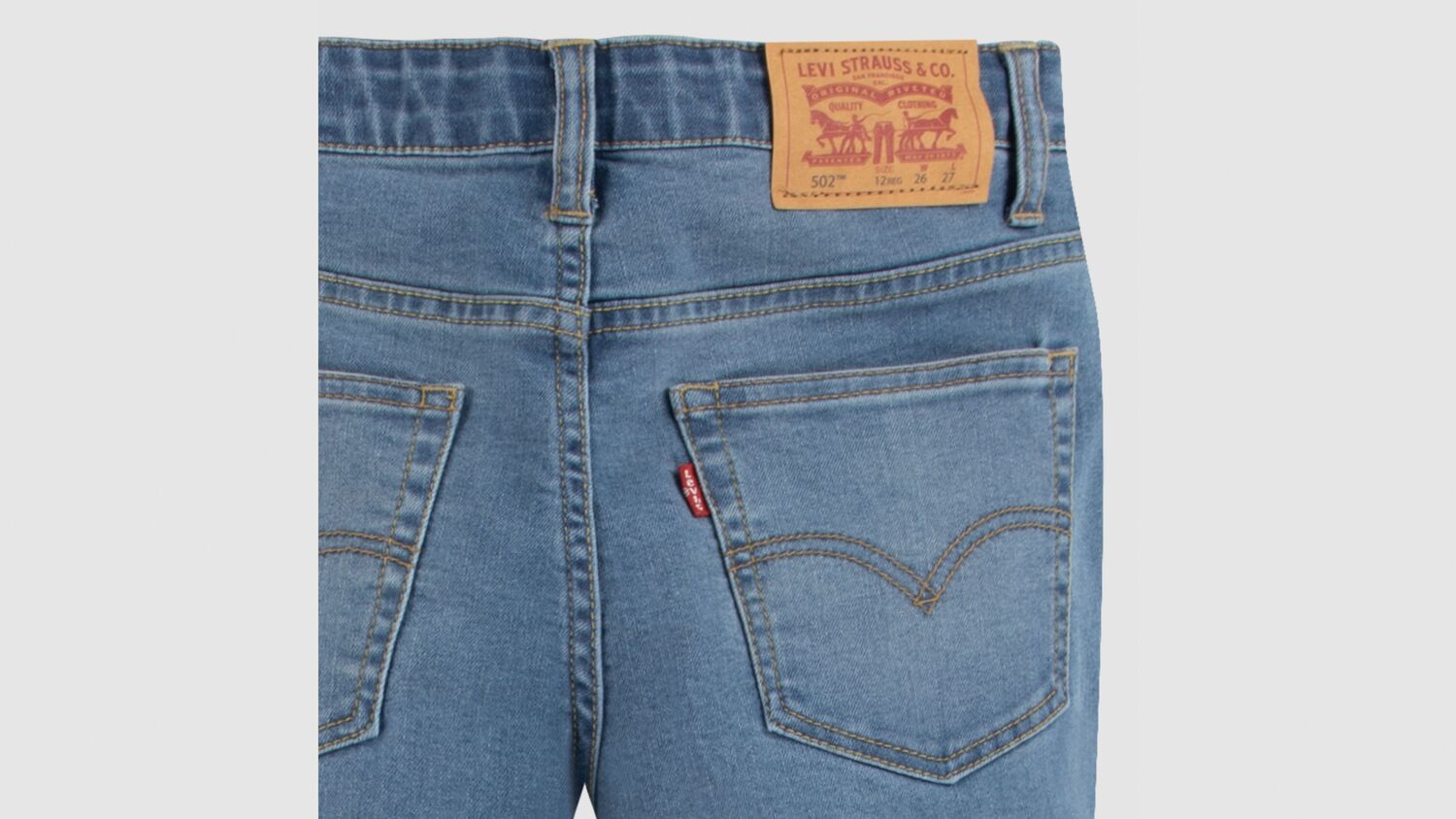 Джинсы 502 Regular Fit для мальчиков 8–20 лет Levi's, Freestyle - Light Wash — фото 4