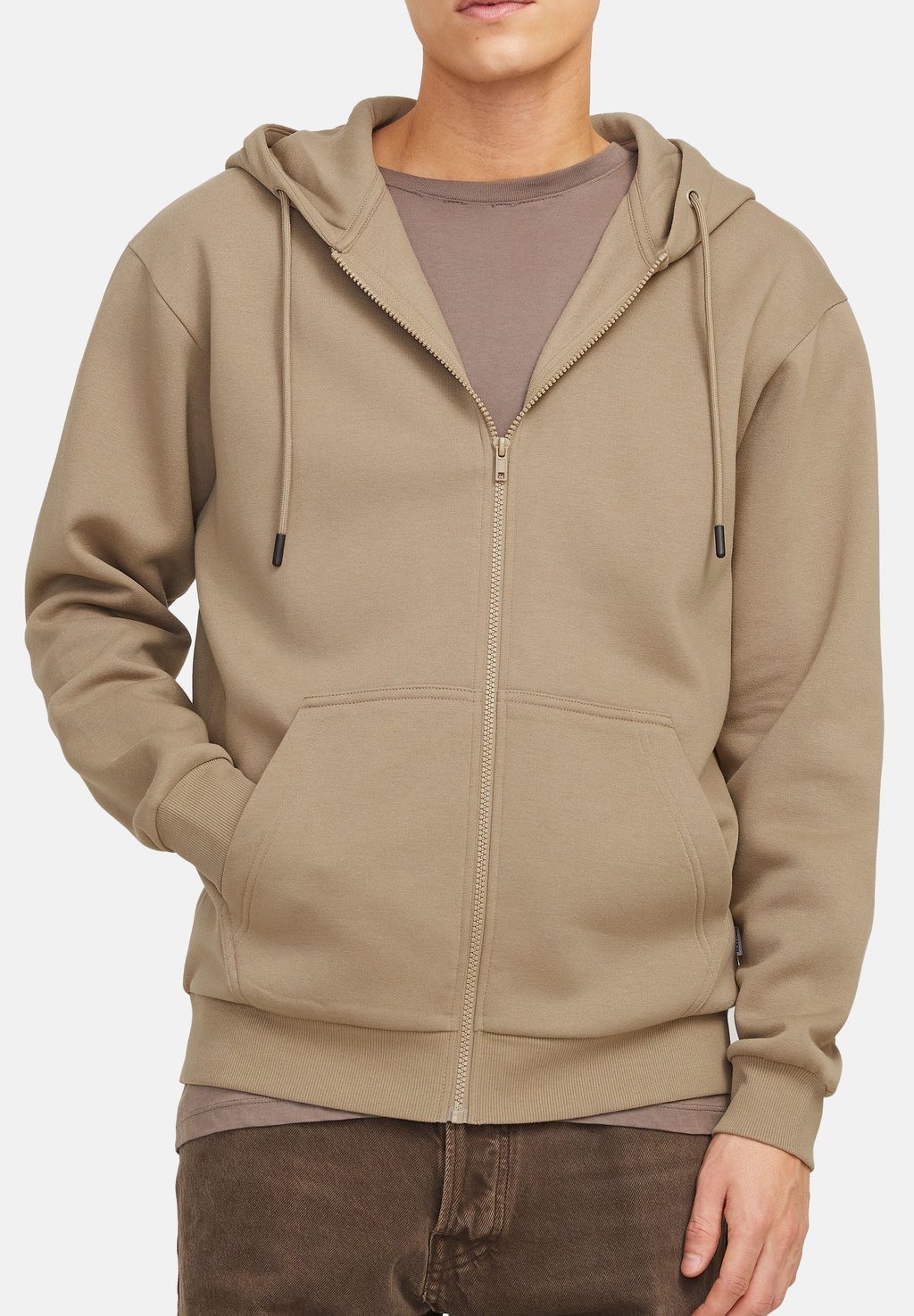 

Толстовка на молнии HOODIE 2ER PACK BRADLEY Jack & Jones, бежевый