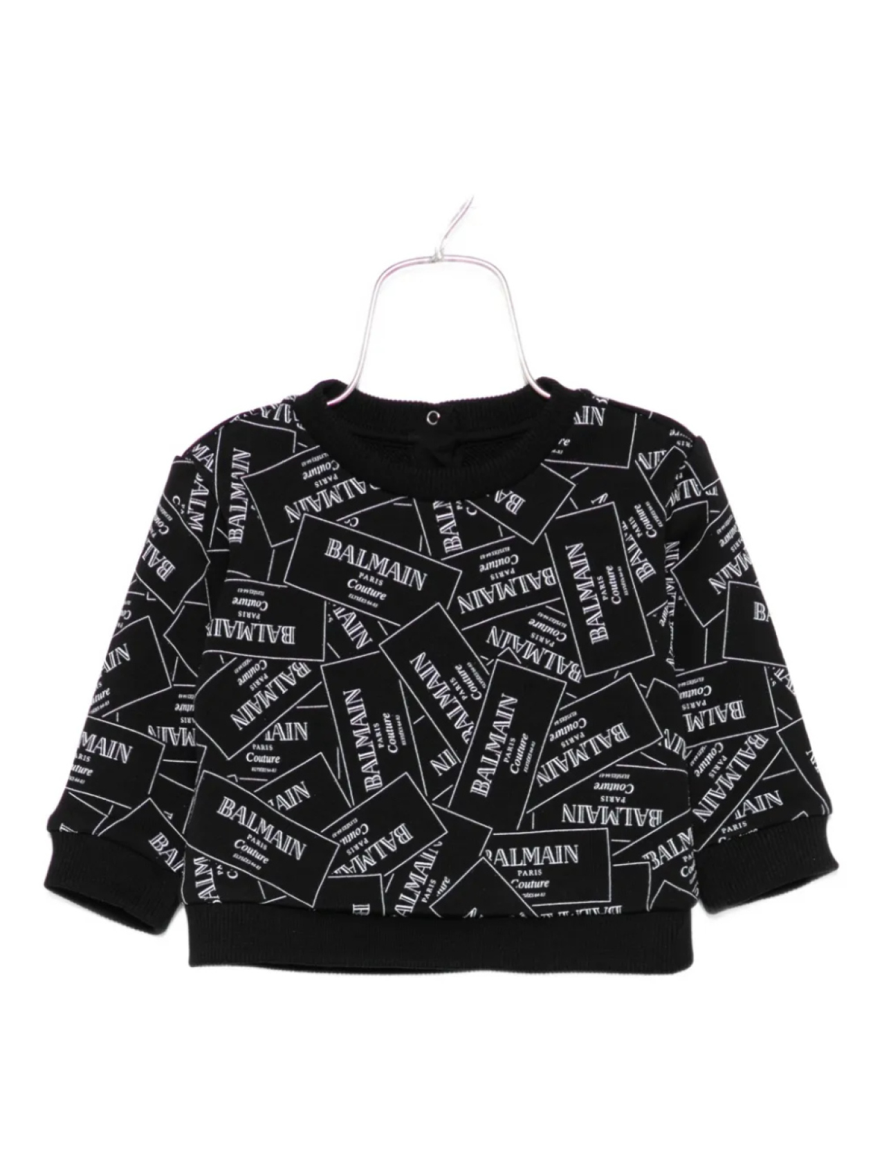 

Толстовка с логотипом Balmain Kids, черный
