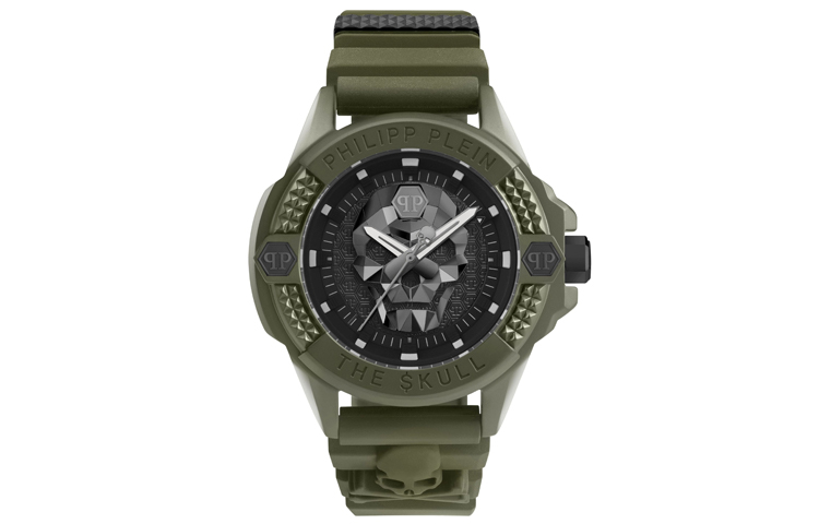 

PHILIPP PLEIN Часы The $kull Ecoceramic PWUBA0423, Black Dial