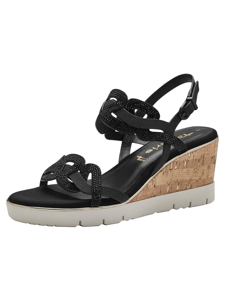 

Сандалии на плоской подошве Tamaris Sandalette, черный