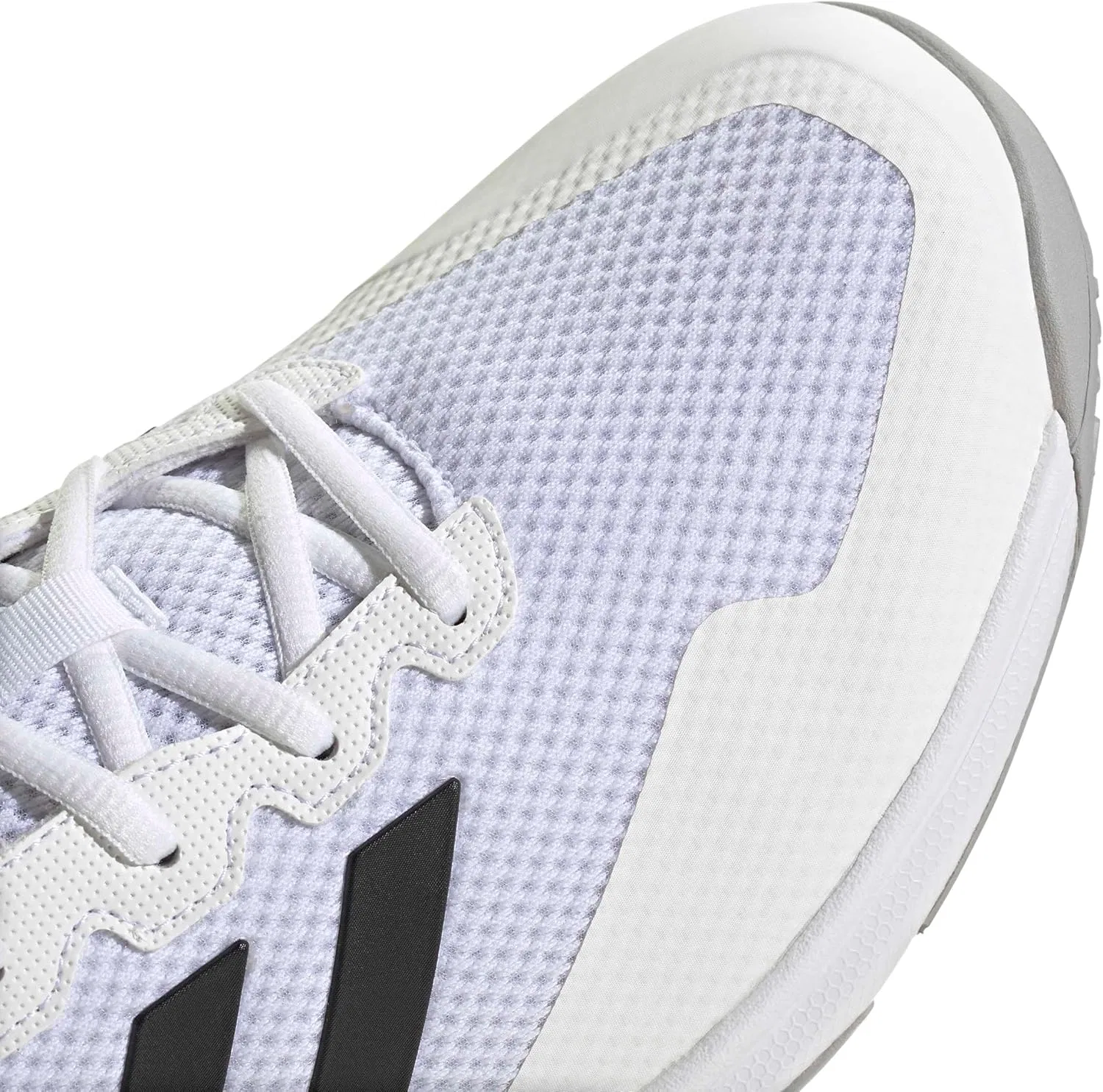 Мужские теннисные кроссовки Adidas Gamecourt 2.0 Omnicourt, Ftwr White Core Black Grey Two — фото 4