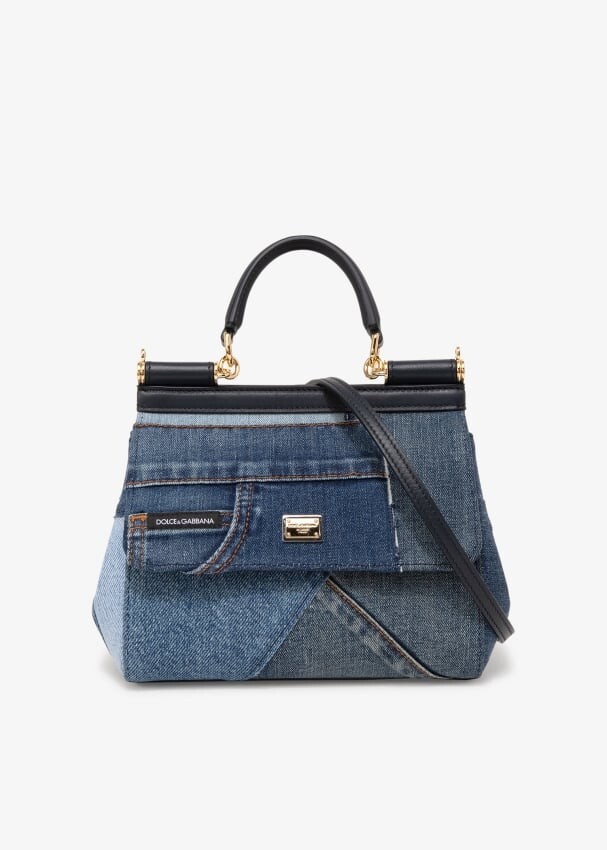 

Сумка Dolce&Gabbana Small Sicily Denim, синий
