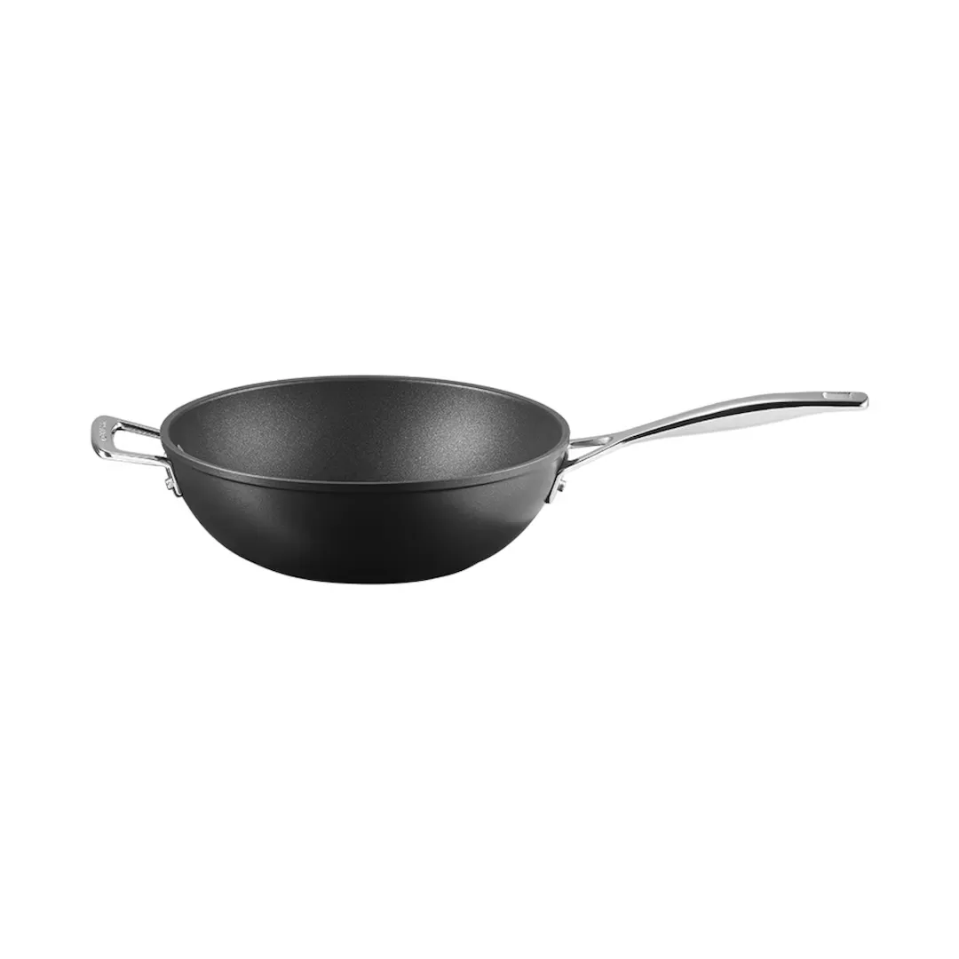 

Алюминиевая сковорода Le Creuset с антипригарным покрытием и ручкой, черный