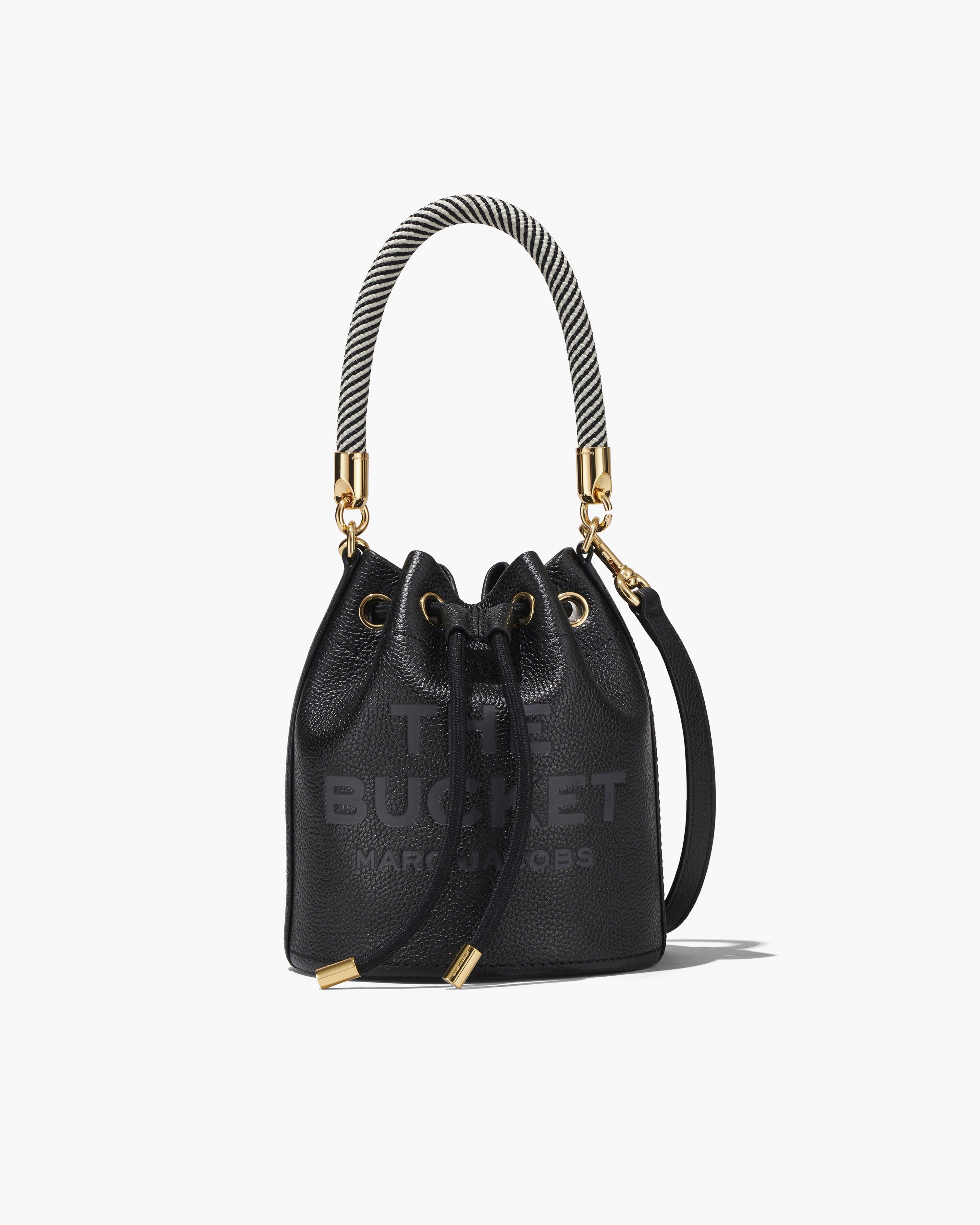 

Кожаная сумка-ведро Marc Jacobs, черный