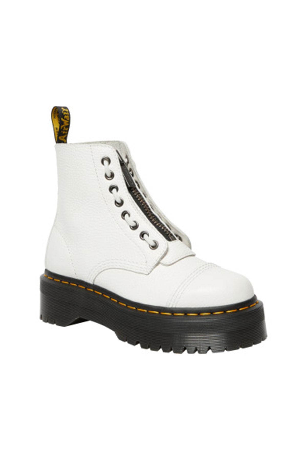 

Ботильоны - Белый - На плоской подошве Dr. Martens, белый