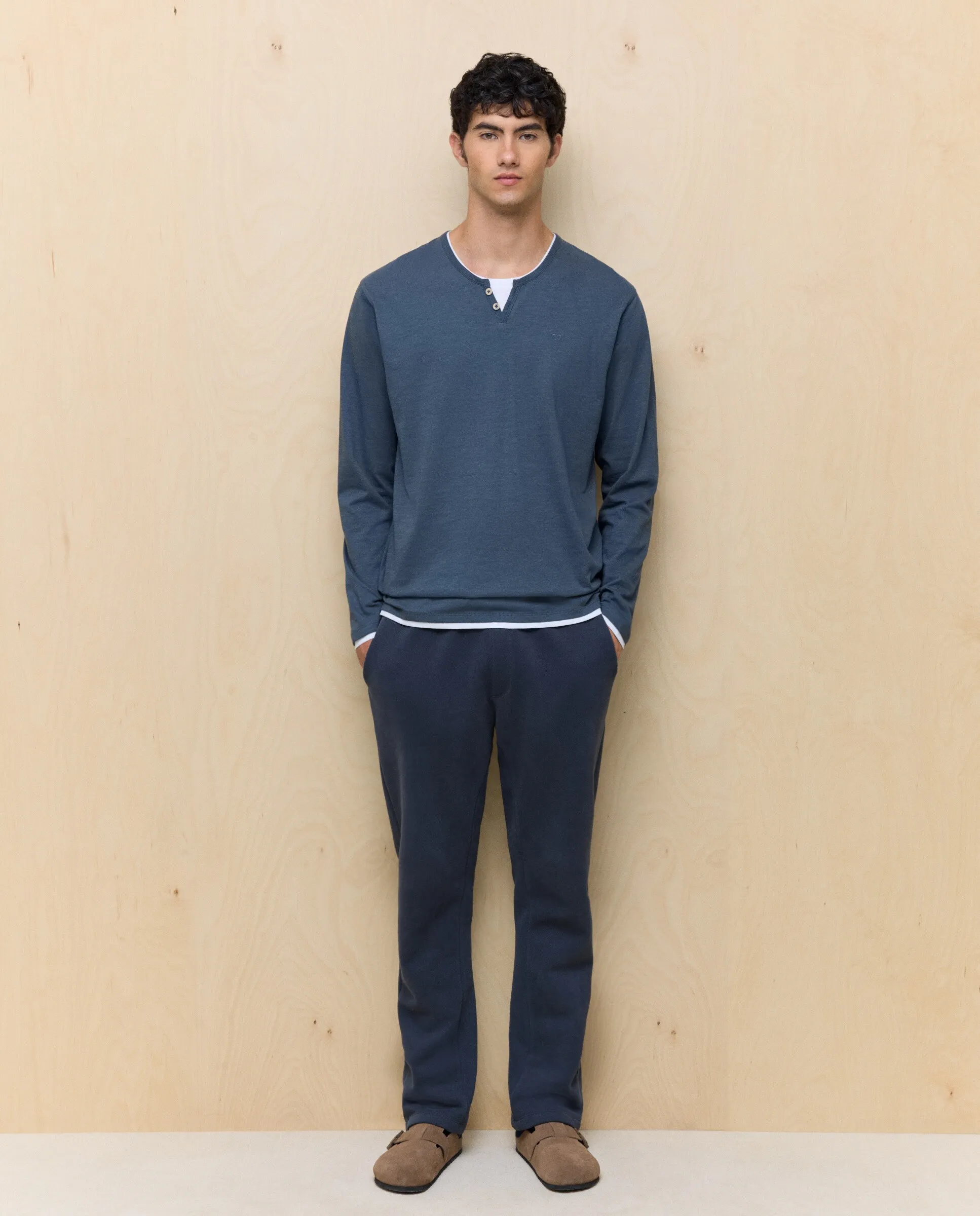 

Мужская футболка с длинным рукавом Easy Wear, темно-зеленый