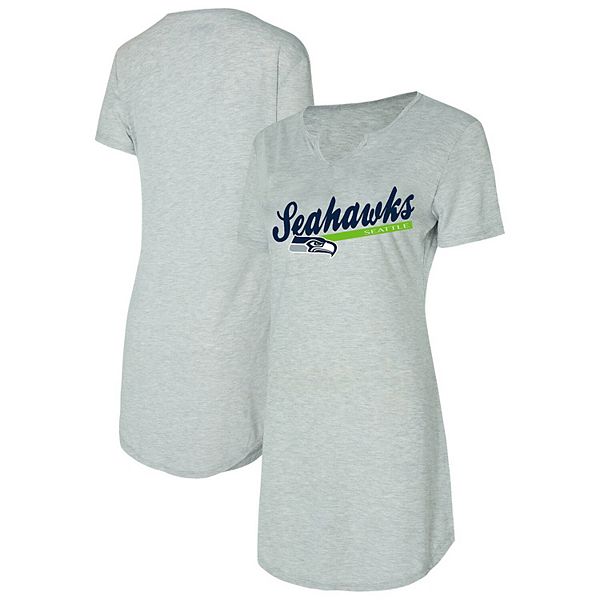 

Женская футболка Concepts Sport серого цвета Seattle Seahawks Petition Knit Unbranded
