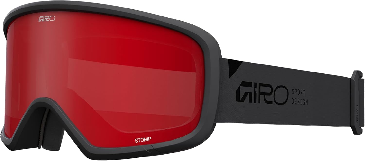 

Детские горнолыжные очки Giro Stomp - очки для сноуборда для детей, мальчиков и девочек - серый, с надписью Amber Scarlet, Grey Wordmark - Amber Scarlet