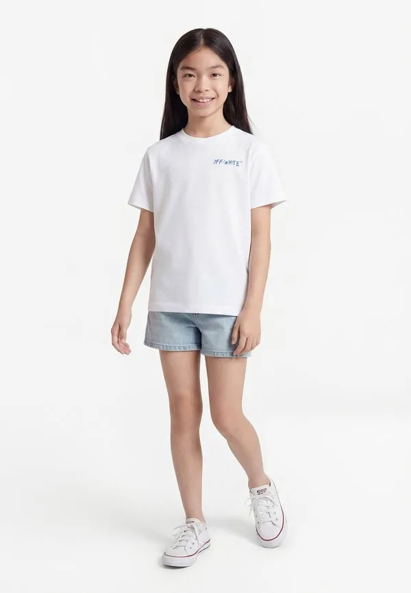 Футболка с принтом в виде эскиза стрелы Off-White, White