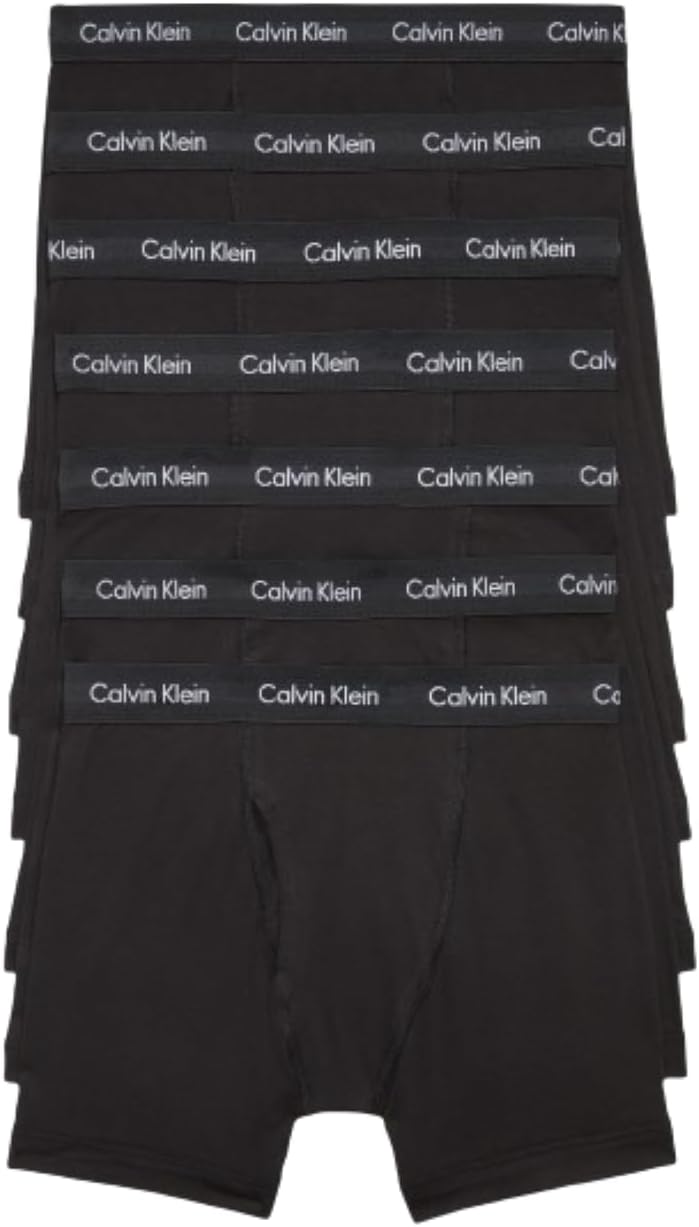 

Комплект из 7 мужских трусов-боксеров Calvin Klein из хлопка и эластичного материала, 7 Black