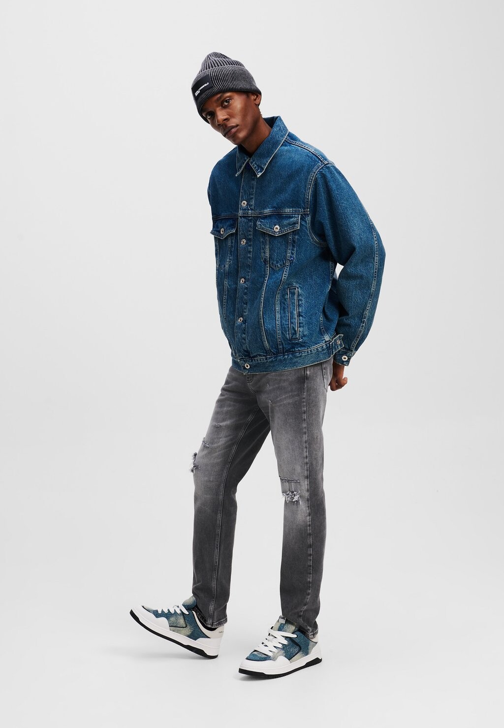 

Джинсы облегающего кроя Karl Lagerfeld Jeans, темно-синий деним