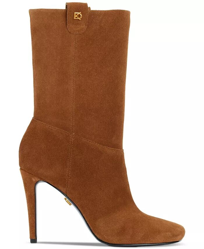 Женские сапоги Donna Slouch Donna Karan New York, коричневый/бежевый — фото 2