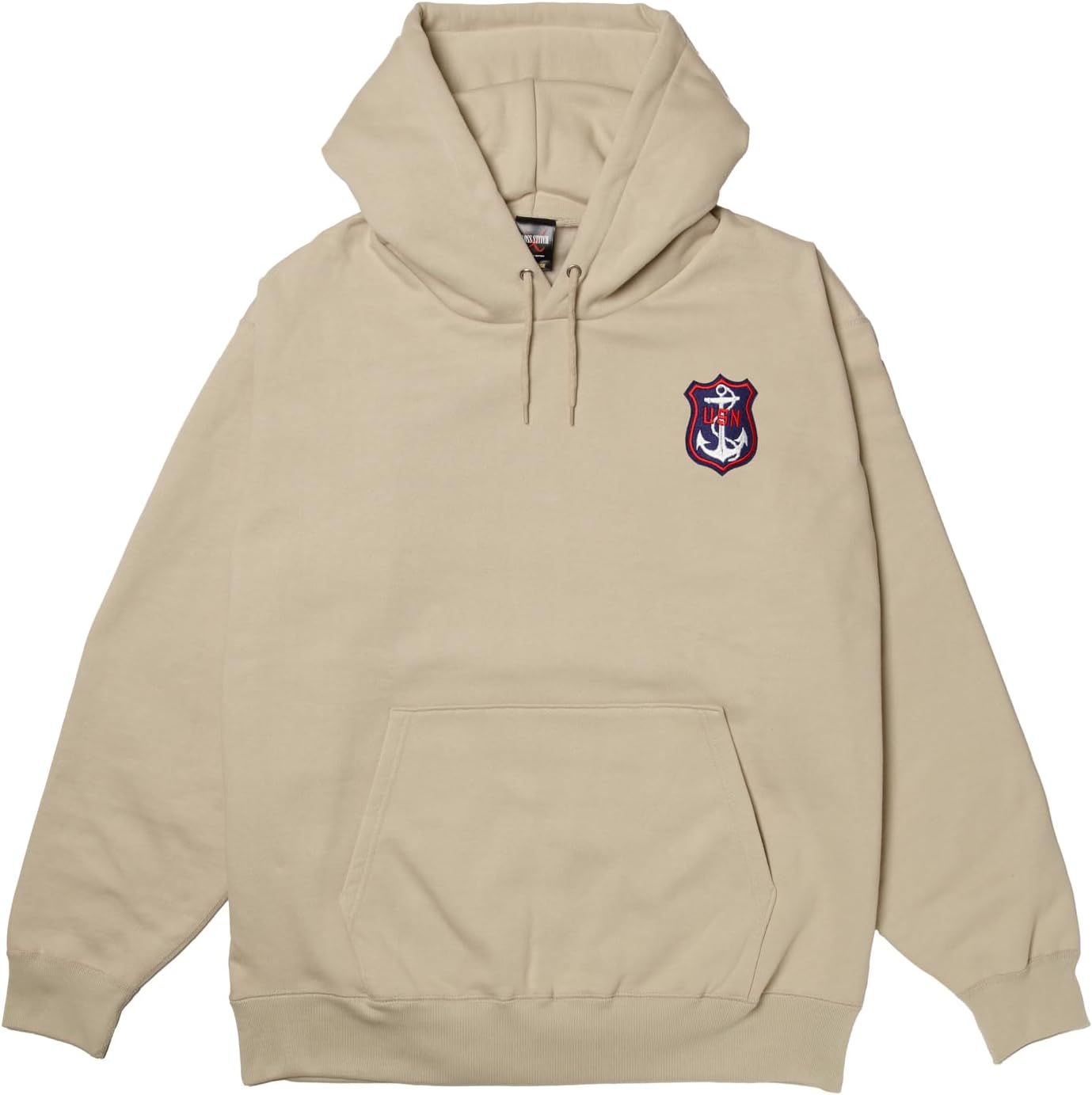 

Толстовка с капюшоном в стиле F, нашивка с гербом армии США, флисовая подкладка, пуловер, цвет: серый (stone) F-Style