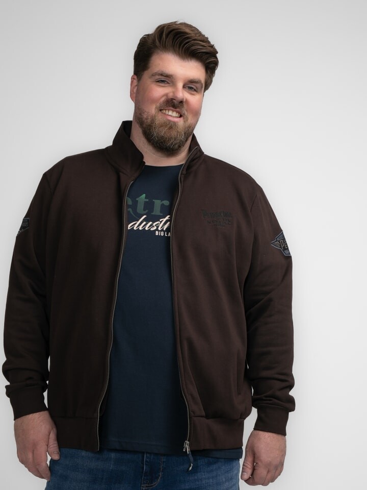 

Жилет Petrol Industries Lässiger Cardigan, цвет Plus Size GlennBraun