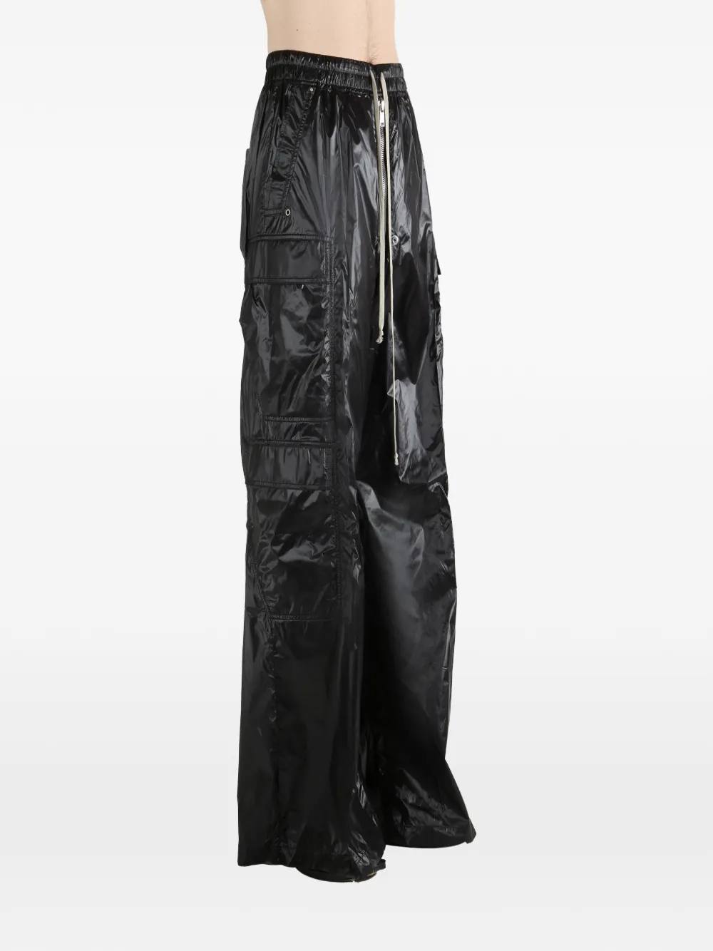 Карго-брюки на кулиске Rick Owens, черный — фото 2