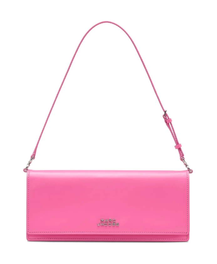 

Сумка через плечо из кожи цвета фуксии с цветочным принтом Marc Jacobs, розовый