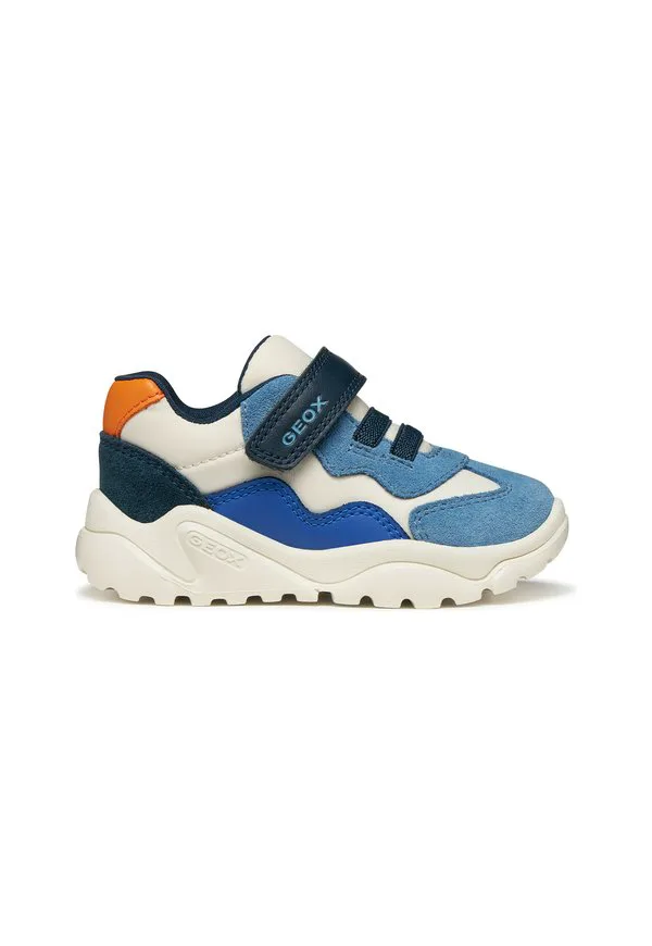 Низкие кроссовки Geox, Ivory Light Blue