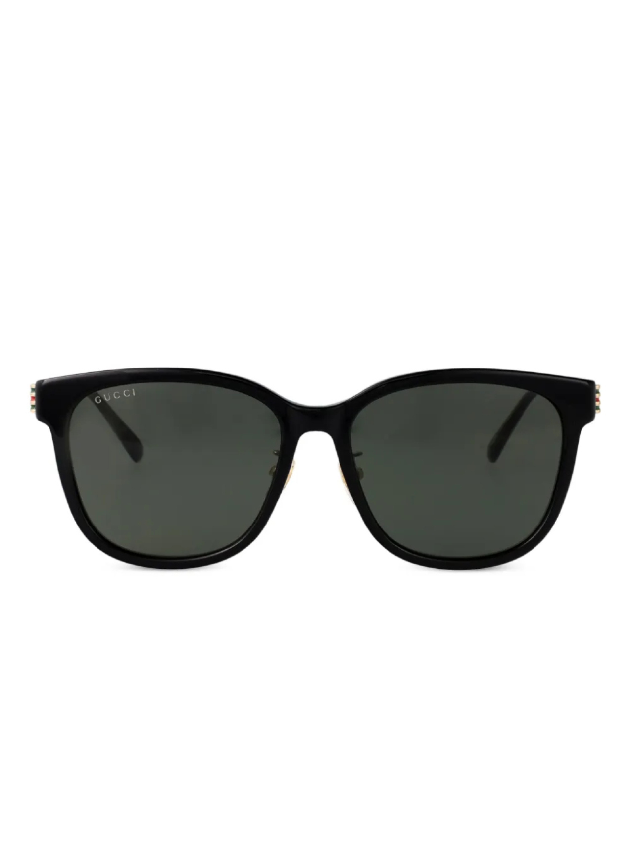 

Gucci Eyewear Web-detail солнцезащитные очки, черный