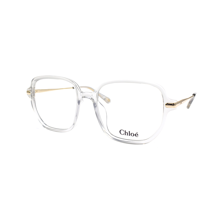 

Chloé Хлоя Пластиковая оправа прямоугольные очки женские, Transparent