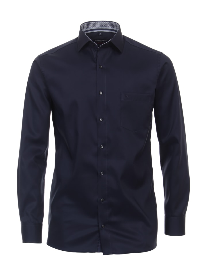 

CASAMODA Деловая рубашка темно-синего цвета