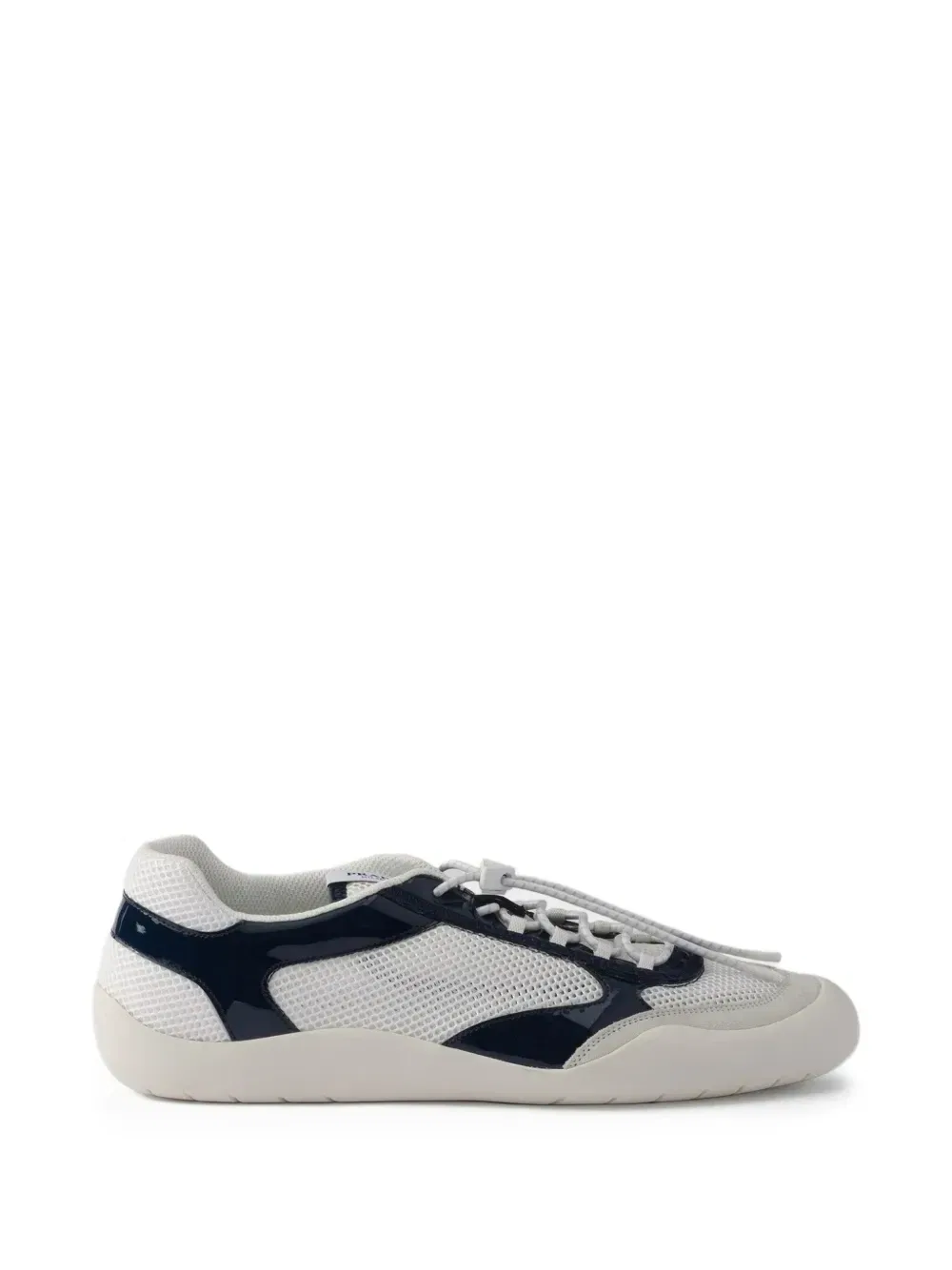 Кроссовки Speedrock с геометричным узором Prada, белый