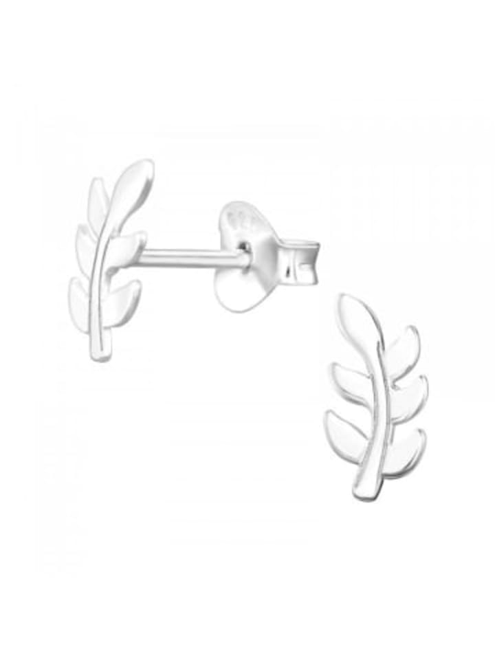 

Alexander York Серьги-гвоздики в виде листьев из серебра 925 пробы, комплект из 2 штук