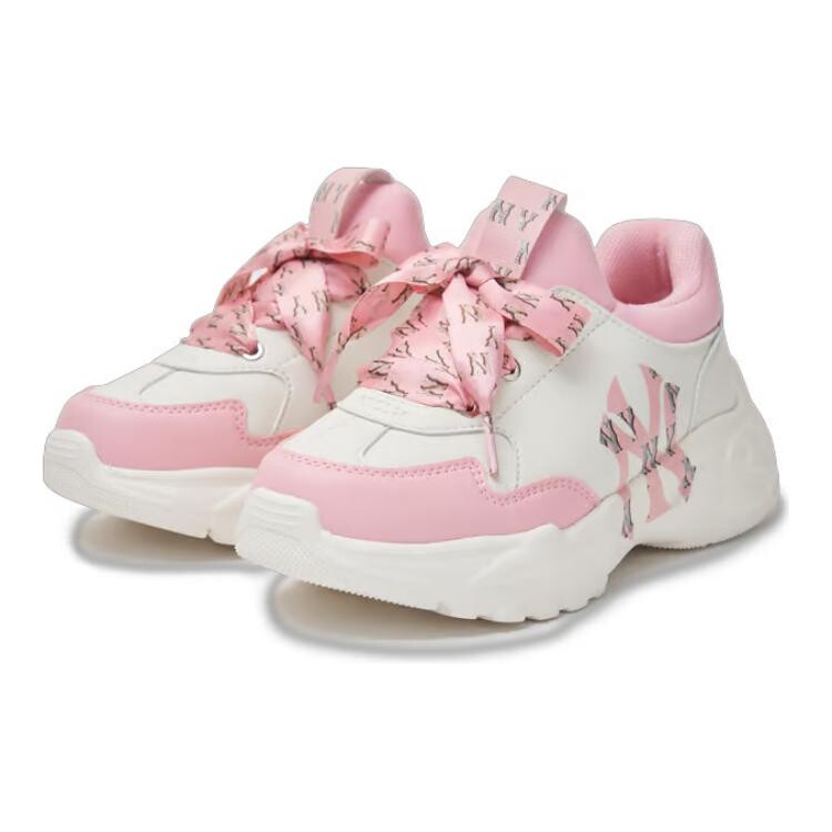 Кроссовки MLB KIDS Kids Lifestyle Shoes Kids Low-top White/Pink, розовый — фото 3