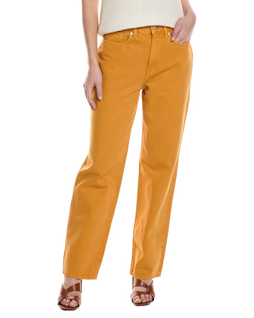 

Прямые джинсы Madewell Baggy Ochre Fresco, желтый