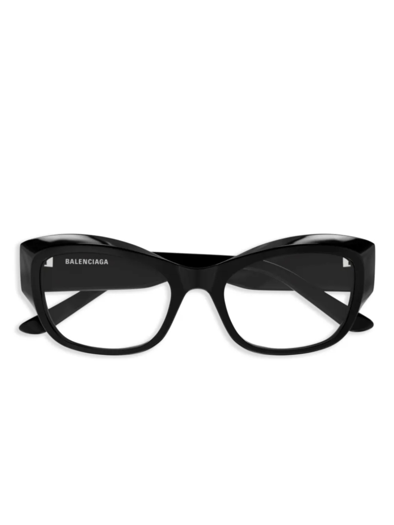 

Очки с оптической линзой «кошачий глаз» Balenciaga Eyewear, черный