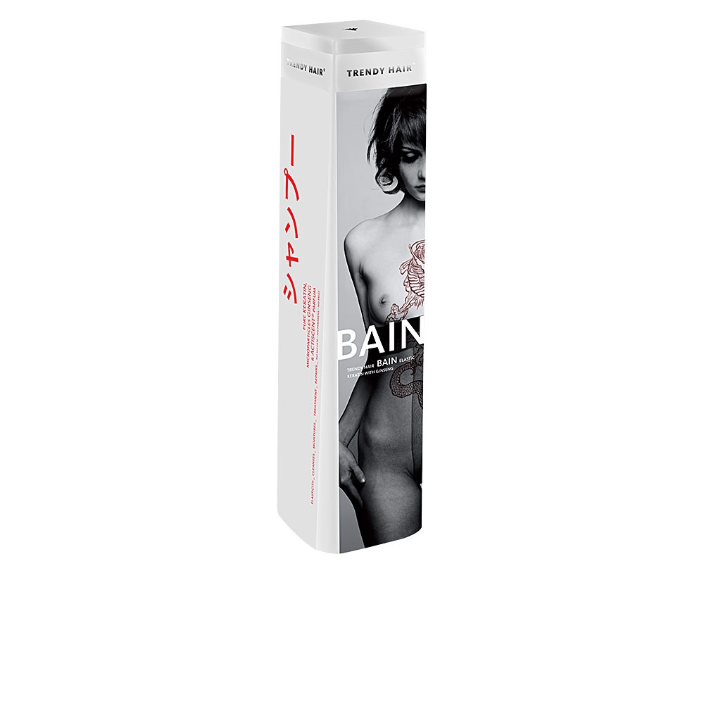 

Шампунь bain elastic keratin with ginseng Trendy Hair, объем 300 мл