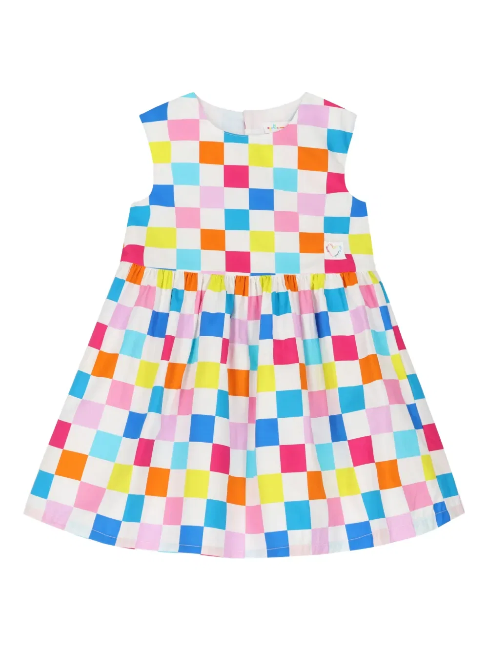 Клетчатое платье без рукавов Agatha Ruiz De La Prada, белый