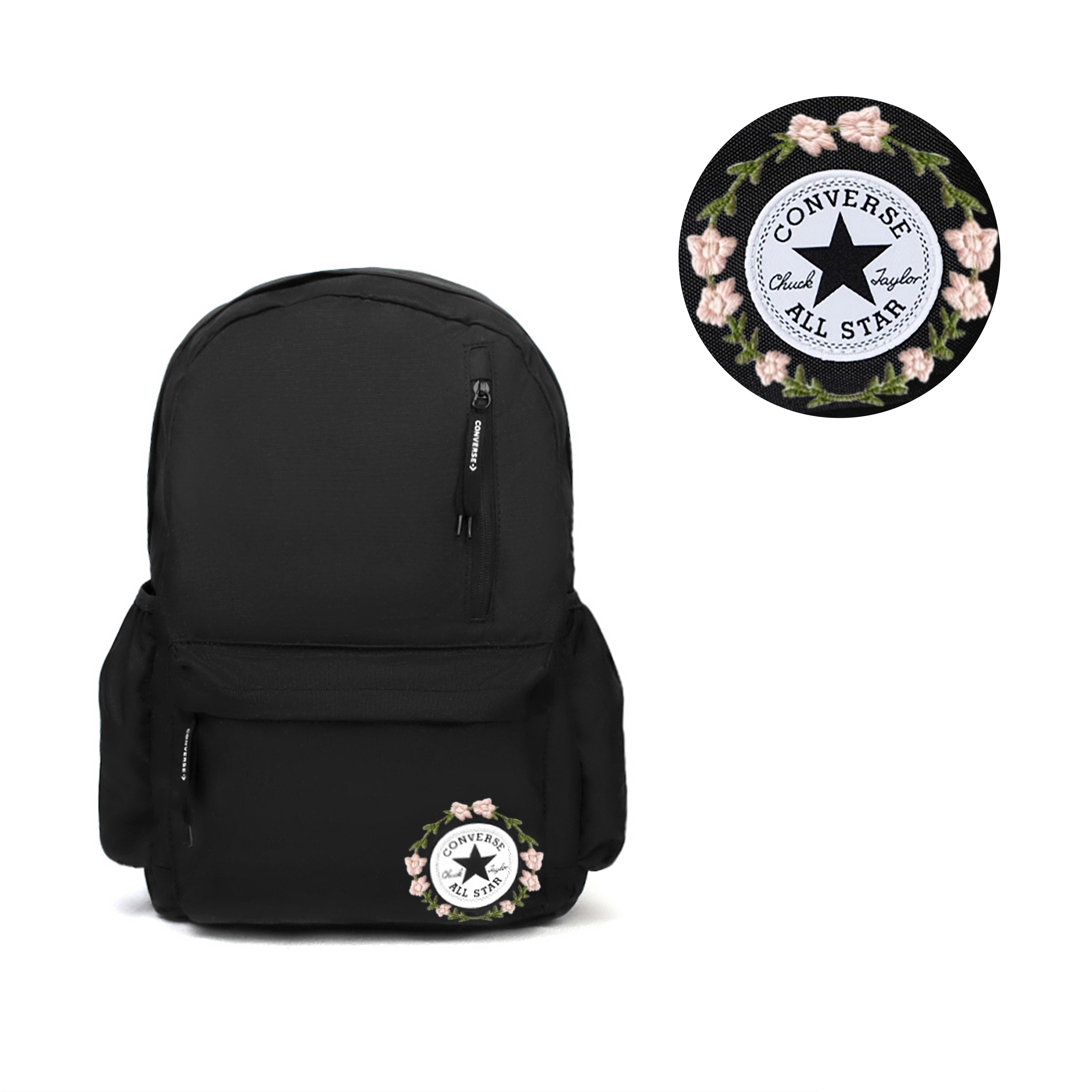 

Converse Полиэстеровый рюкзак унисекс черный, Bend The Flower Branch