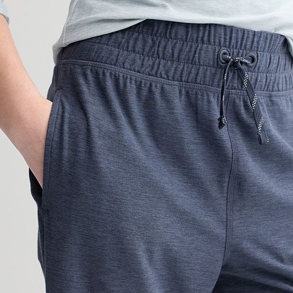 Девчачьи джоггеры mid rise для девочек 7-16 лет Flx, Black Heather Coal — фото 3