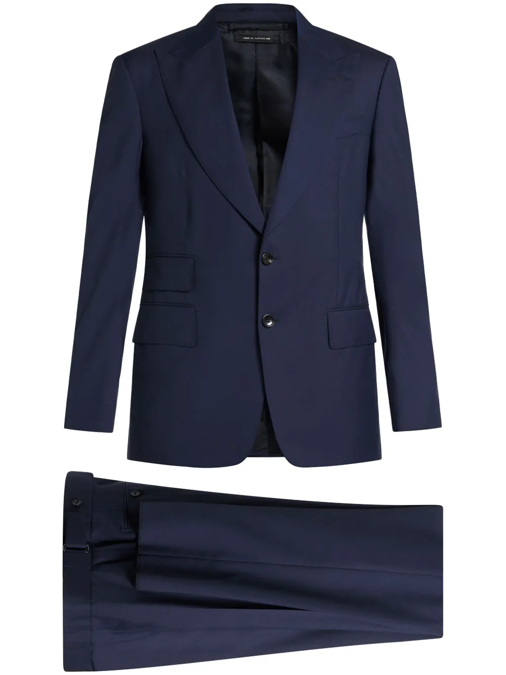 

Костюм с однобортным пиджаком TOM FORD, синий