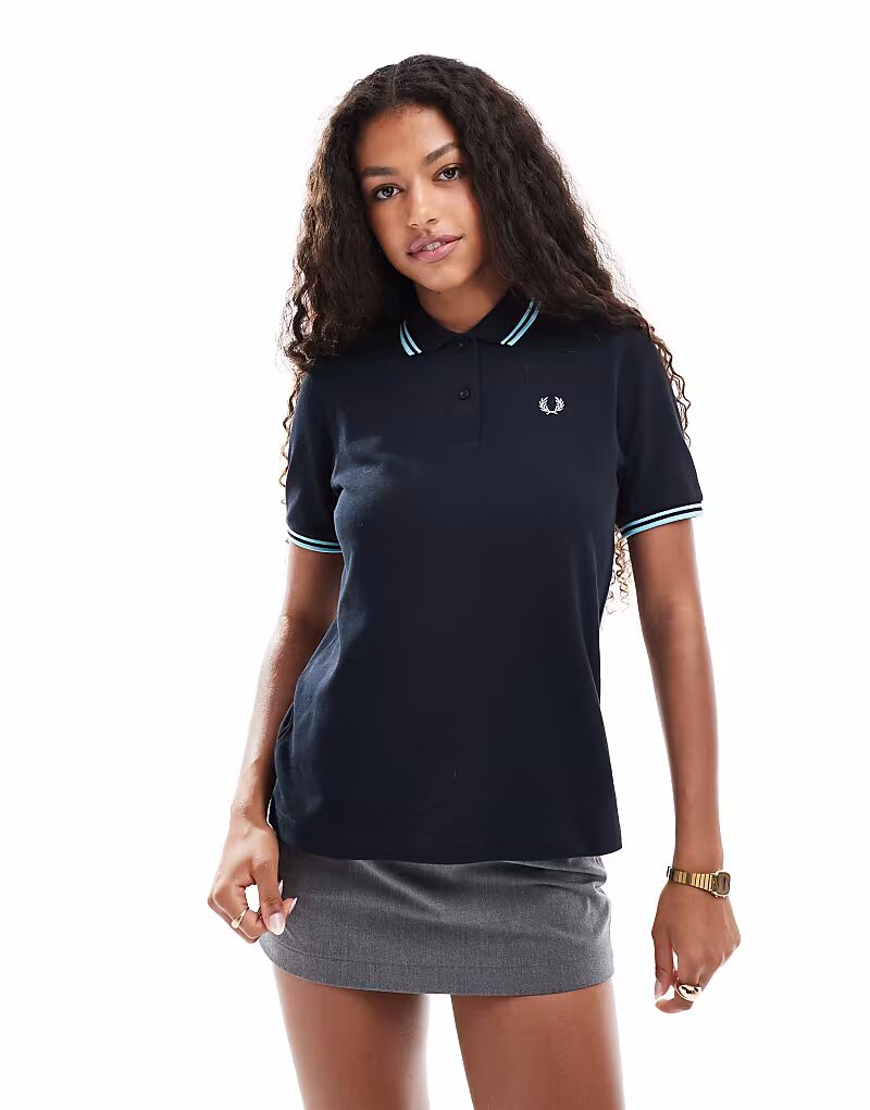 

Рубашка поло Fred Perry темно-синего/синего цвета