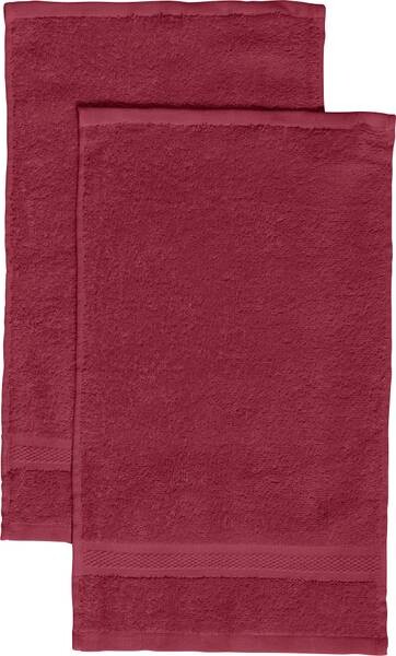 

Гостевое полотенце REDBEST 2er-Pack 166388, 30x1x50 см цвет weinrot