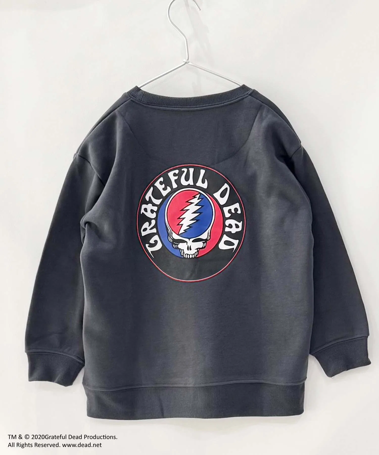 Детская толстовка GRATEFUL DEAD большого размера на флисовой подкладке