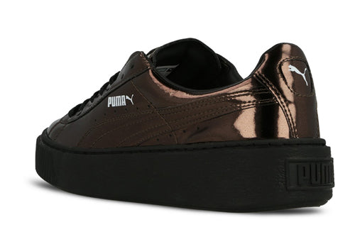 Кеды (WMNS) PUMA Basket Platform 'Metallic Bronze' 362339-03, медный — фото 4