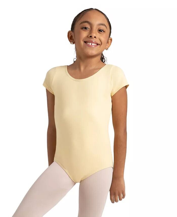 

Классический купальник для девочек с короткими рукавами Capezio, мультиколор