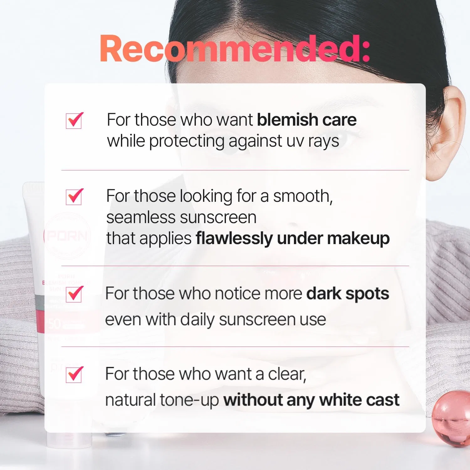Солнцезащитный сыворотка-праймер Make Prem Makeup Prime PDRN Blemish Tone Up Sun Serum 50 мл розово-бежевый Makep:Rem — фото 3