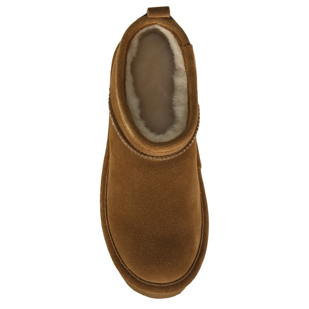 Женские зимние ботинки на платформе Super Shorty в стиле ретро Bearpaw, цвет hickory — фото 4