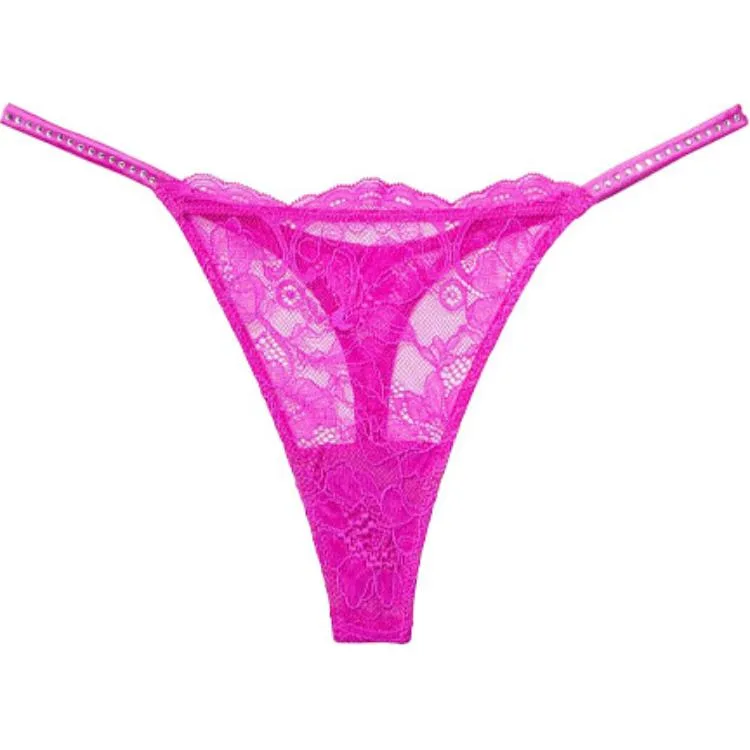 Victoria's Secret Трусы-стринги Women's 1 Pack Neon Pink