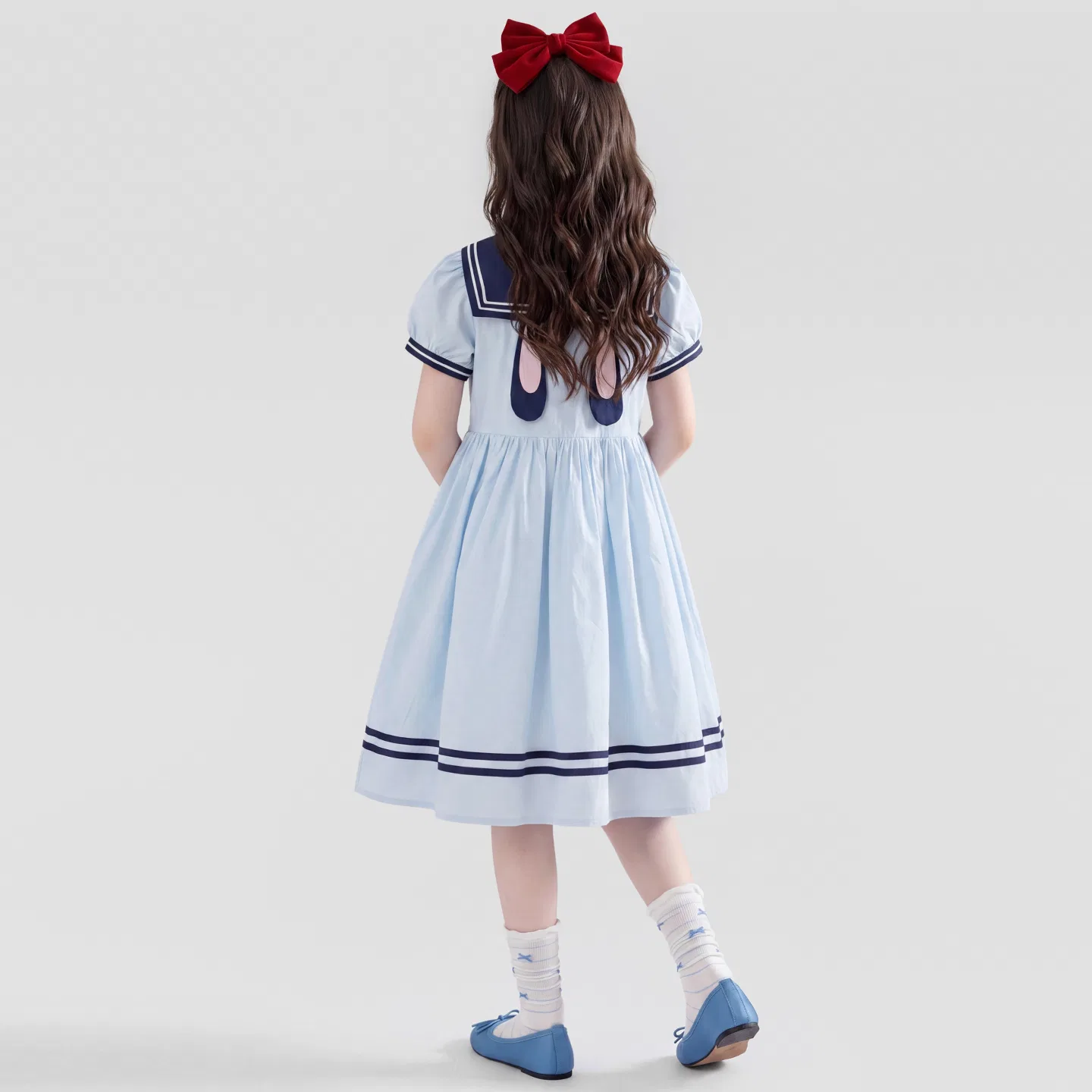 Платье с воротником в стиле милитари Disney Blue — фото 4
