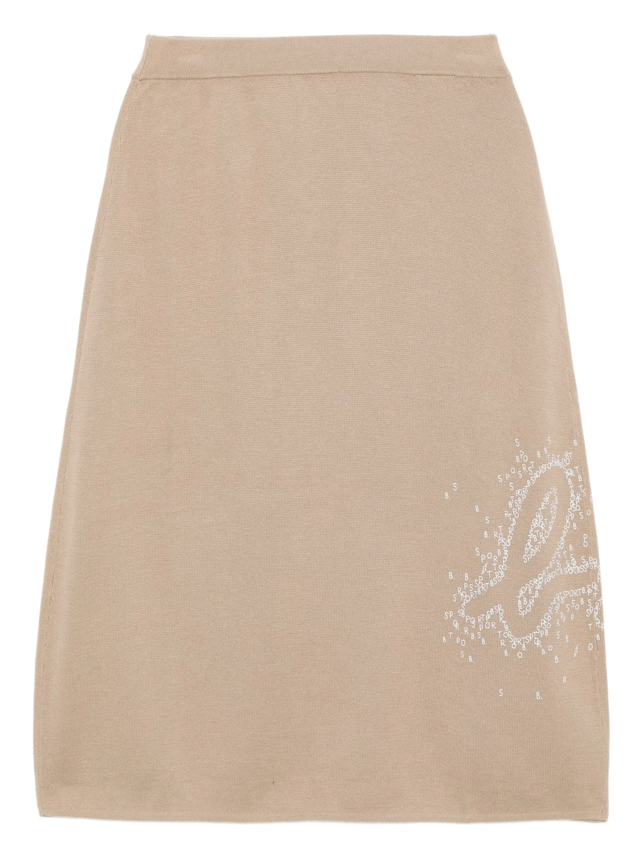 

Юбка с логотипом Sport B. By Agnès B., коричневый
