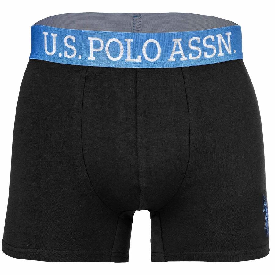 U.S. POLO ASSN. Мужские боксеры, упаковка из 5 шт., облегающие — фото 2